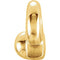 Granulated Bead Bar Style Pendant, 18k Yellow Gold