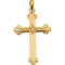 Diamond Cross 14k Yellow Gold Pendant