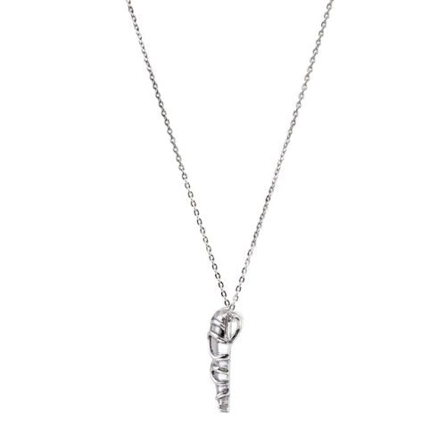 Guard Your Heart' Rhodium Plate Sterling Silver Pendant Necklace,18"