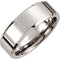 Men's Cobalt 8mm High Polished Flat Comfort Fit Band