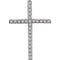 Diamond Latin Cross Pendant, 14k White Gold (.25 Ctw, H+ Color, I1 Clarity)