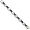 Men's Stainless Steel, Black IP Link Bracelet, 8.25 Inches