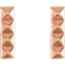 Pyramid Bar Stud Earrings, 14k Rose Gold