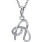 5-Stone Diamond Letter 'A' Initial Sterling Silver Pendant Necklace, 18" (.03 Cttw, GH, I2)