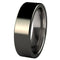 Black Titanium 6mm Flat Comfort Fit Band