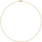 14k Yellow Gold Filled 1mm Solid Cable Chain Necklace, 24"