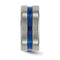 Edward Mirell Titanium Blue Anodized Wide Center 10mm Grooved Band