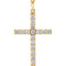 Diamond Cross Pendant, 14k Yellow Gold (1.25 Ctw, Color GH, Clarity I1)