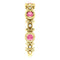 Pink Tourmaline and Diamond Vintage-Style Ring, 14k Yellow Gold, Size 7.75