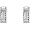 Bead Trim Earrings, Rhodium-Plated 14k White Gold