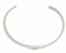 Petite White Enamel Trim Bangle Bracelet, 10k Yellow Gold, 12k Green and Rose Gold Black Hills Gold Motif