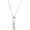 Diamond Entourage Platinum Pendant Necklace, 18" (3/4 Cttw)