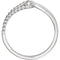 Interlocking Beaded Ring, Rhodium-Plated 14k White Gold