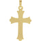 Diamond Cross 14k Yellow Gold Pendant (.05 Ctw)