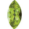 Marquise Peridot Slim Profile Ring, 10k Yellow Gold, 12k Green and Rose Gold Black Hills Gold Motif