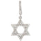 Diamond Star of David Rhodium-Plated 14k White Gold Charm Pendant (1/5 Cttw, GH Color, I1 Clarity)