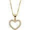 Diamond Heart 14k Yellow Gold Pendant Necklace, 18" (1/2 Cttw)