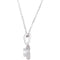 Diamond Halo Necklace, Rhodium-Plated 14k White Gold, 18" (0.5 Ctw, Color G-H, Clarity I1)