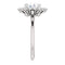 Oval Cubic Zirconia and Diamond Halo 14k White Gold Ring (.35 Cttw, GH Color, SI2-SI3 Clarity), Size 5.75