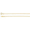 14k Yellow Gold 1.25mm Rope Chain, 18"