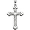 Apostles Cross 14k White Gold Pendant