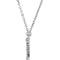 Diamond Initial 'Z' Rhodium Plate 14K White Gold (1/10 Cttw, GH Color, I1 Clarity), 16.25"