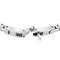 Men's High Polish Silvertone Link Bracelet, Tungsten, 8.5"