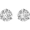 Charles & Colvard Forever One Moissanite Earrings, Rhodium-Plated 14k White Gold 5MM