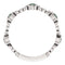 Alexandrite and Diamond Vintage-Style Ring, Rhodium-Plated 14K White Gold, Size 7.75