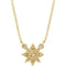 Star Necklace, 14k Yellow Gold, 16-18"