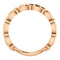 Multi-Row Stackable Ring, 14k Rose Gold