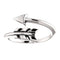 Platinum Bypass Arrow Ring