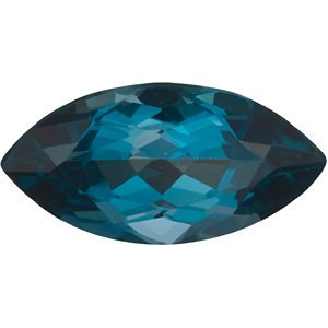 4.165 Cttw Platinum, London Blue Topaz Faceted Marquise, Diamond and Yellow Sapphire Ring, Size 7