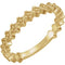 Petite Clover Stackable Ring, 14k Yellow Gold, Size 7