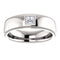 Men's Rhodium-Plated 14k White Gold Diamond 6.8mm Milgrain Band (.25 Ctw, Color G-H, SI2-SI3 Clarity) Size 10.25