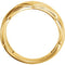 Bead-Blast Quilted Ring, 14k Yellow Gold