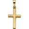 Tweens 14k Yellow Gold Miligrain Cross Pendant