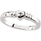 Sterling Silver Chastity Ring, Size 4