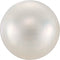 Platinum White Freshwater Cultured Pearl, Diamond Leaf Ring (6-6.5mm)( .125 Ctw, Color G-H, Clarity SI2-SI3)