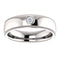 Men's Rhodium-Plated 14k White Gold Diamond 6mm Milgrain Band (.03 Ctw, Color G-H, SI2-SI3 Clarity) Size 10.5