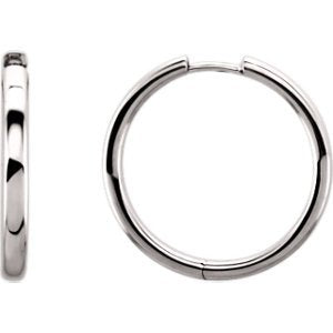 Hoop Earrings, Sterling Silver (29mm)