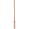 Fashion Clover Necklace in 14k Rose Gold, 18"