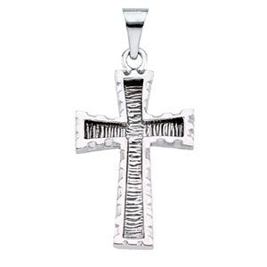 Christian Cross 18K Yellow Gold Pendant (23.00X16.00 MM)