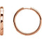 Hoop Earrings, 14k Rose Gold (29mm)