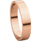 10k Rose Gold 4mm Slim-Profile Flat Band