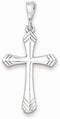 The Men's Jewelry Store 14k White Gold Passion Cross Pendant