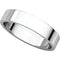 14k White Gold Slim-Profile Flat 4mm Band