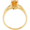 14k Yellow Gold 1.20 Ct Solitaire Citrine Ring, Size 7