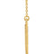 Diamond Bar Necklace, 14k Yellow Gold, 18" ( 0.125 Ctw, G-H Color, I1 Clarity)