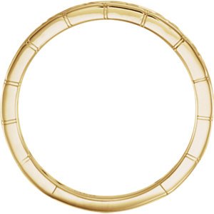 Stackable Geometric Ring, 14k Yellow Gold, Size 7